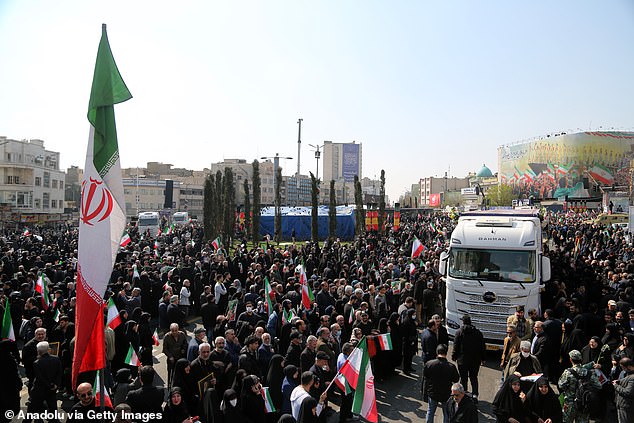 Only last week did Larijani defiantly appear on Iranian state television, warning Donald Trump to 'take care not to be eliminated'