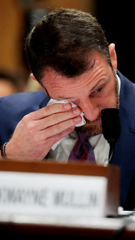 Markwayne Mullin breaks down in tears during Senate confirmation hearing