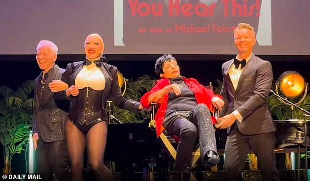 Eager fans were left shocked as the 80-year-old star trailed off in mid-sentence and cackled incoherently several times when asked to recall her time on stage and in films