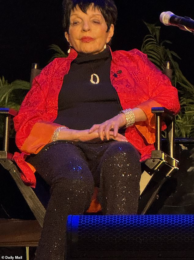 Tuesday's event also featured audio excerpts from her memoir where Liza Minnelli discussed winning a Tony Award win at 19. While the recordings showed a composed Minnelli, the actress looked visibly frail in person