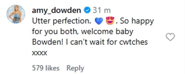 Many of Joe and Dianne's Strictly co-stars offered their congratulations for the couple in the comments of their post