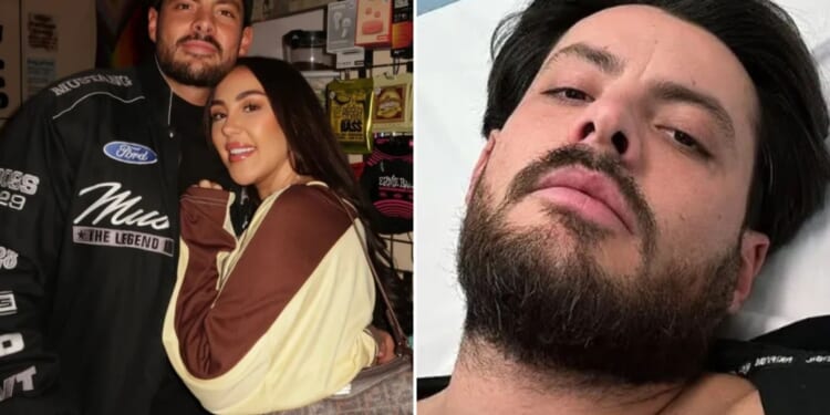 Pregnant Sophie Kasaei 'praying' for hospitalised boyfriend Jordan Brook as she reflects on 'tough two weeks'