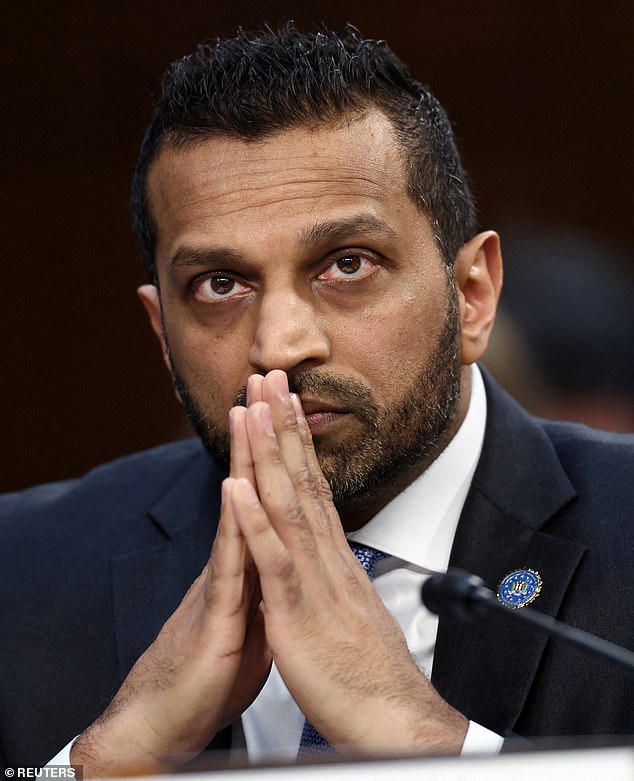 Kash Patel's FBI has reportedly opened an investigation into the former counterintelligence chief