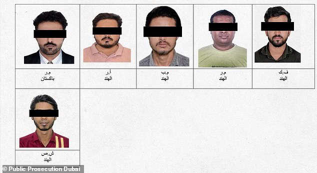 And a third group of defendants is made up of people who published material 'glorifying a hostile state'