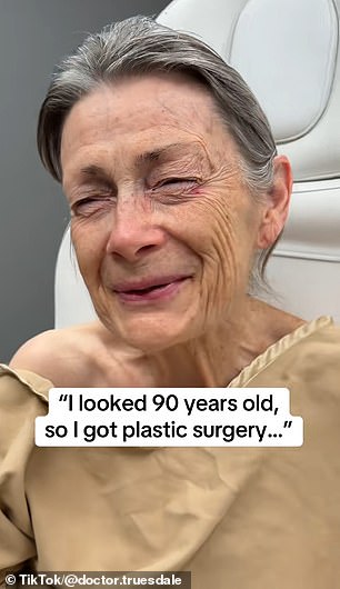 Viewers couldn't believe how different she looked before going under the knife...