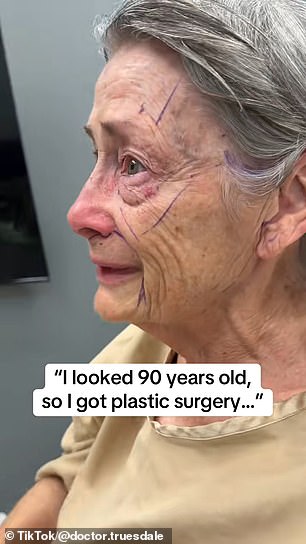 The footage of the woman's impressive transformation has gone viral
