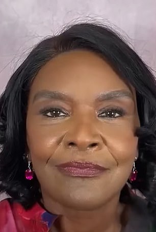 He documented it all on social media. Above, his mother after the surgery