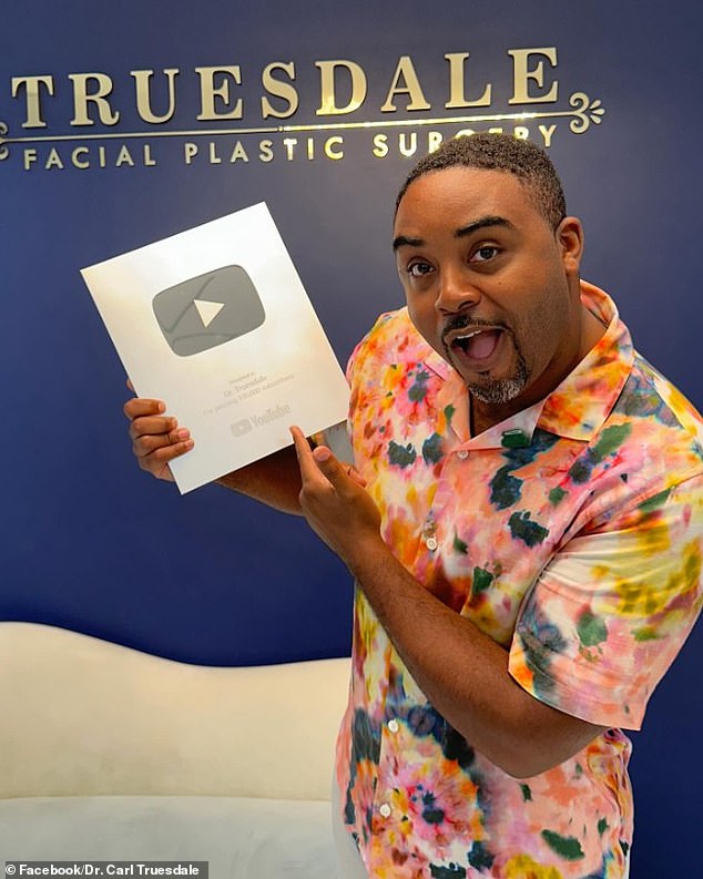 Dr Truesdale often shares his work on TikTok, where he has racked up more than 158,000 followers