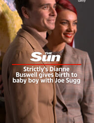 Strictly’s Dianne Buswell gives birth to baby boy with Joe Sugg