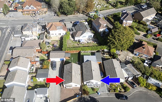 Mrs Clark erected a boundary fence between their homes, which her pensioner neighbour claimed was moved 12 inches onto her land