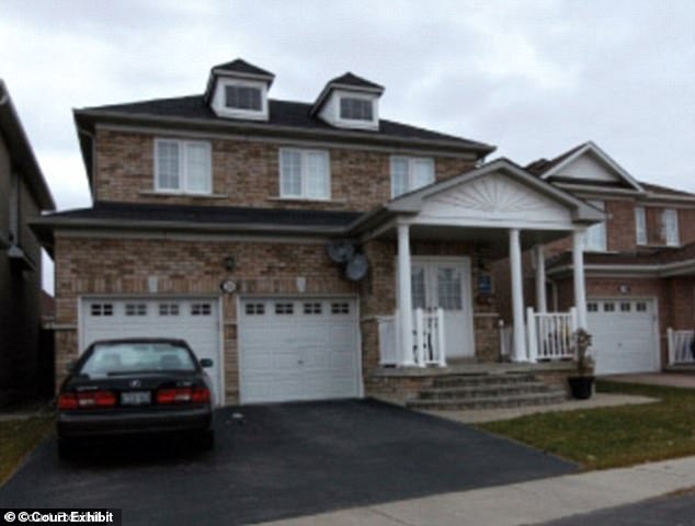 Pictured: The home in Markham, Ontario, where the shooting happened on November 8, 2010