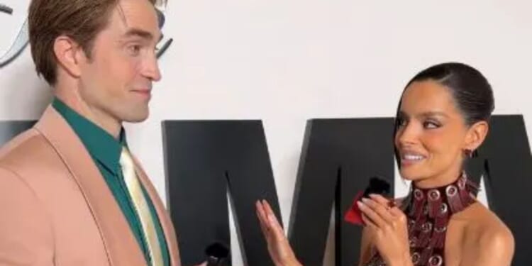 Watch Maura Higgins’ VERY awkward Robert Pattinson interview as she accidentally does the thing he hates