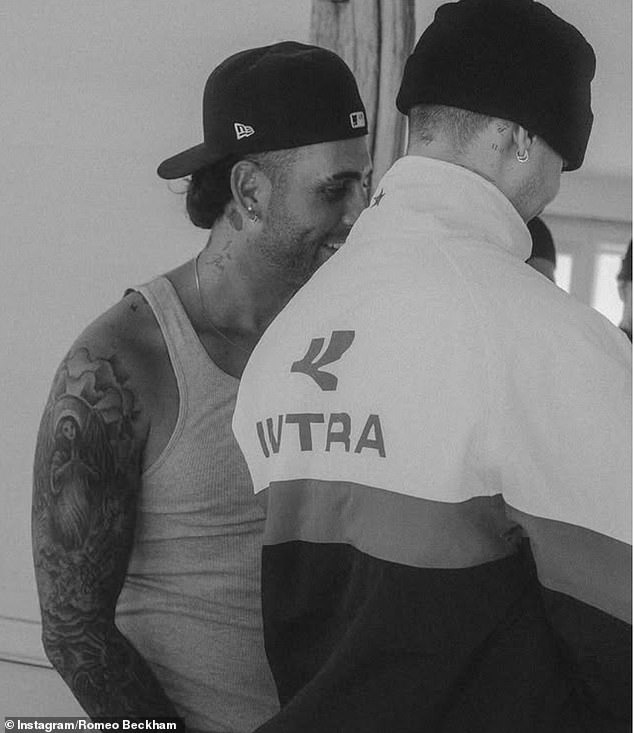 Romeo is working on a collaboration with Malibu-born designer Justin Saul and was seen visiting the 33-year-old at his office in downtown LA on Tuesday