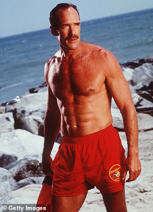 Michael Newman played a character with the same name in Baywatch across 10 seasons. He is pictured in the show
