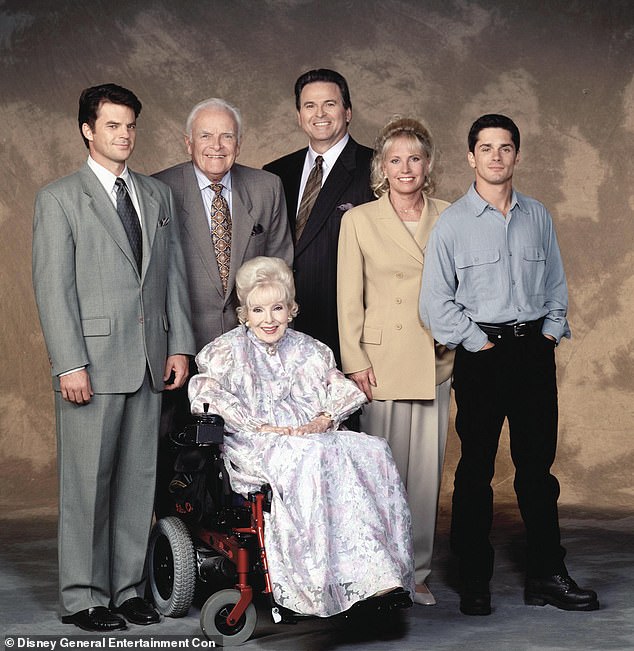 After Baywatch, he famously went on to star in Days of our Lives in General Hospital, as well as CBS' The Young and the Restless, and he also starred in the shows As the World Turns and One Life to Live. He is pictured in General Hospital (right)