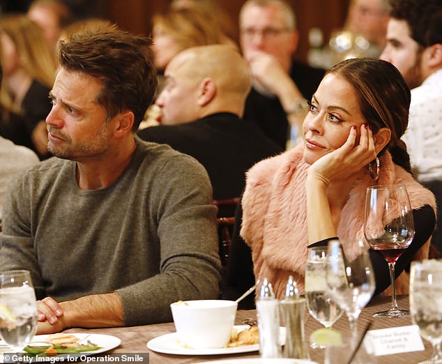 He was signed by Universal Music Group France and released three pop rock albums, which have now sold over two million copies. He is pictured in 2018 with Brooke Burke