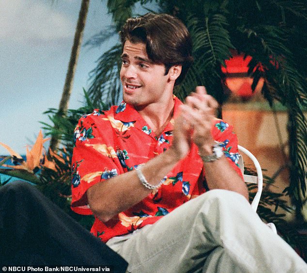 He then went on to star in Melrose Place, Seduced and Betrayed, Angel Flight DOwn, Meet Prince Charming, and more. However, in 1999, he stop acting to focus on his music career. He is pictured in 1996