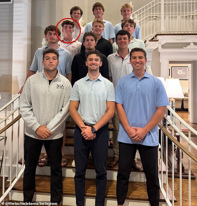 Gracey was elected onto the Theta Chi fraternity's University of Alabama executive board as a chaplain in October