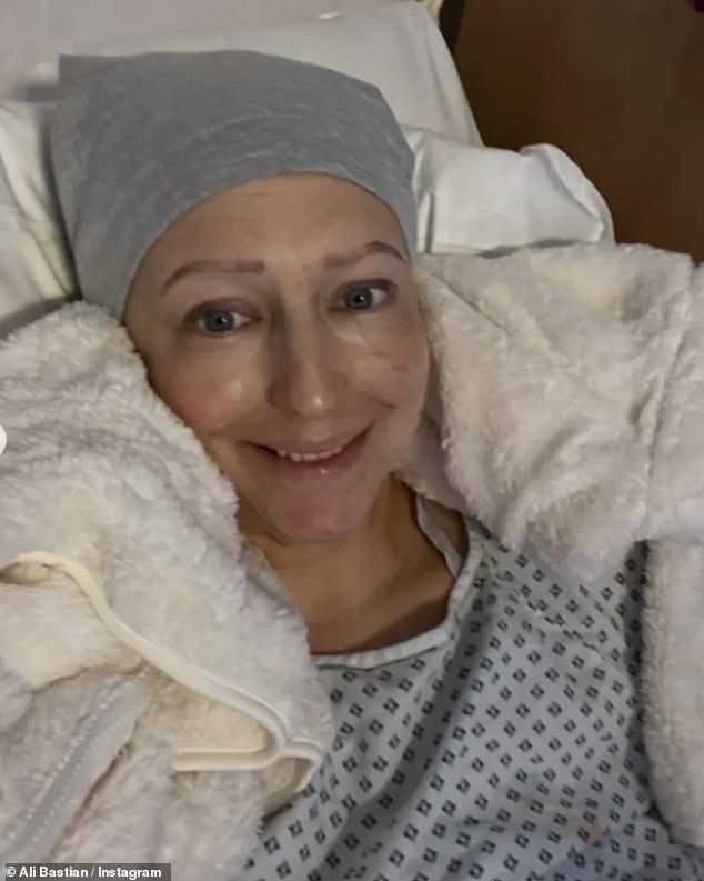 The former Hollyoaks star, 44, was diagnosed with stage two breast cancer in 2024 and underwent gruelling chemotherapy and had a mastectomy