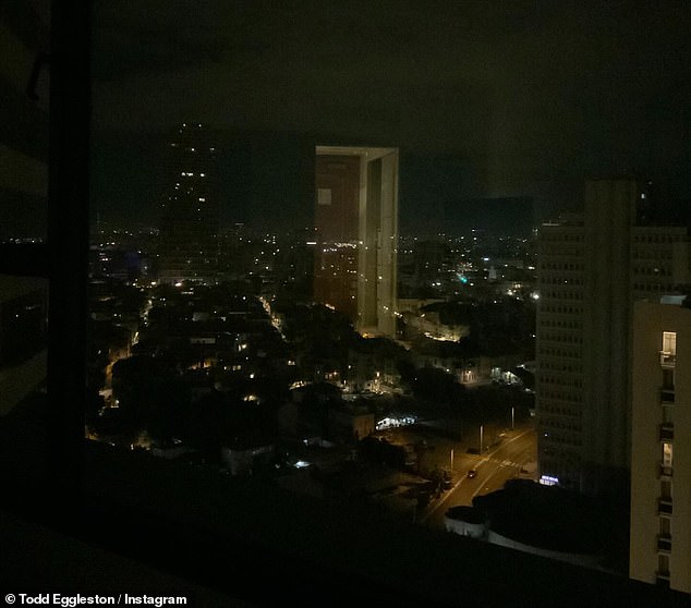 On the day the war broke out, Todd shared a photo of Tel Aviv and said he wanted to 'get out of here as soon as we can'