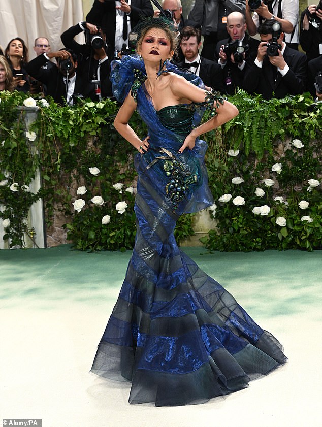 Actress Zendaya dons Galliano at the Met Gala in 2024. The latter is widely regarded as one of the greatest designers of his generation