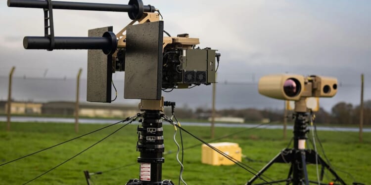 British air defence troops down more than 50 Iranian drones with rapid missile launchers