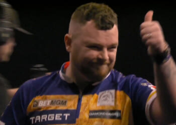 Josh Rock sends clear message to crowd after jeers as he closes in on unwanted Premier League Darts history