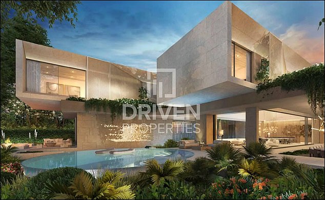 It boasts a pool, 18 bathrooms a cinema also comes with a maid included