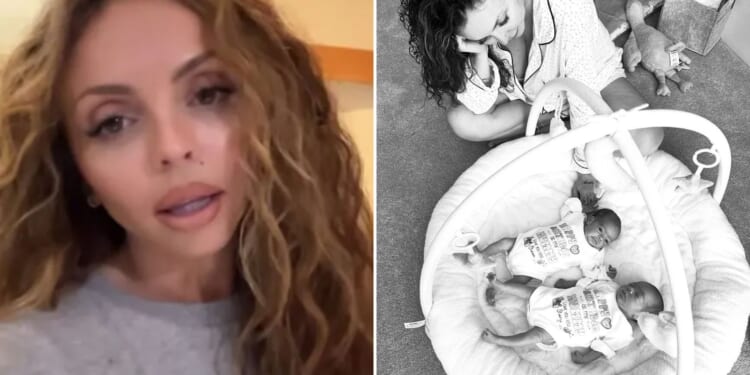 Jesy Nelson reveals emotional update on twin daughters’ SMA1 battle as they’re fitted with leg splints