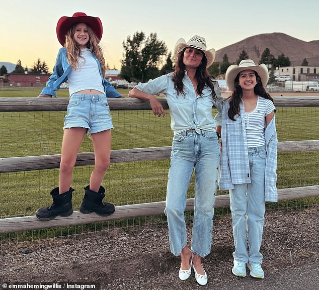 She added, 'And that house supports Bruce's every need, 24/7 and our other home, where our kids are, now they're supported, now their needs are met and that's worked so well for us'