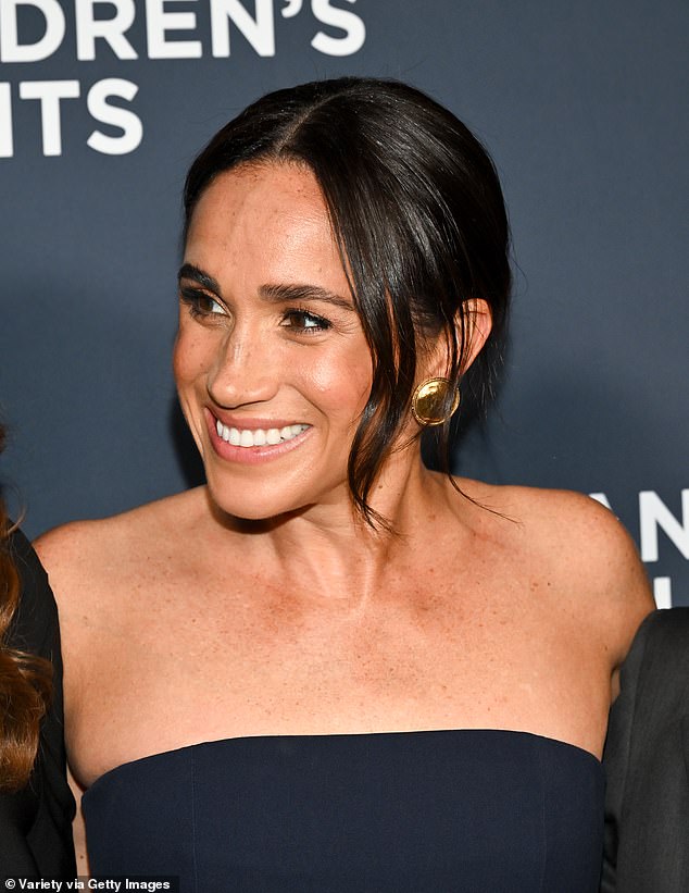 The Duchess looked delighted to support the charity