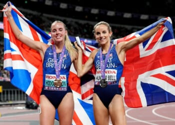 Who are the British athletes competing at the World Athletics Indoor Championships 2026?