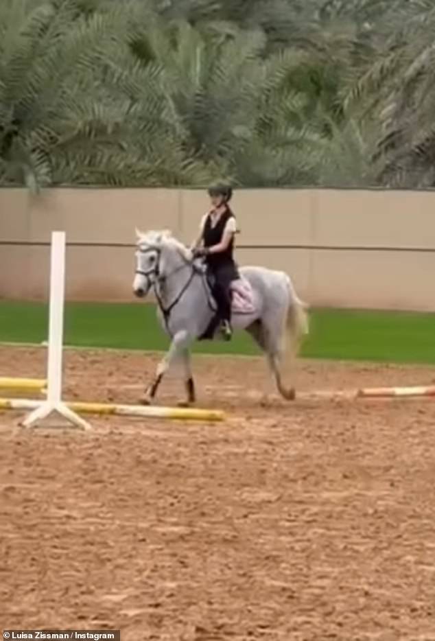 Now, Luisa has confirmed that she also plans to fly her six horses back to the UK next month