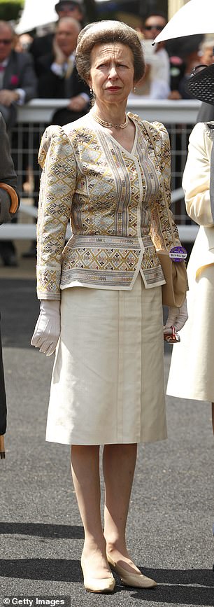 At the Royal Ascot in 2014, she again favoured triple-strand pearls and her one concession to the passing of the years was a longer hemline on her skirt. It came after a 19-year hiatus from the historic look.
