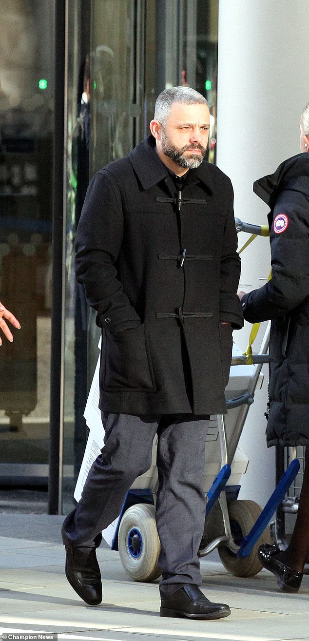 Stefan Barbus (pictured arriving at court) adheres to an orthodox branch of the Christian faith, which dictates that his son's 'soul' would be in peril if he is not buried