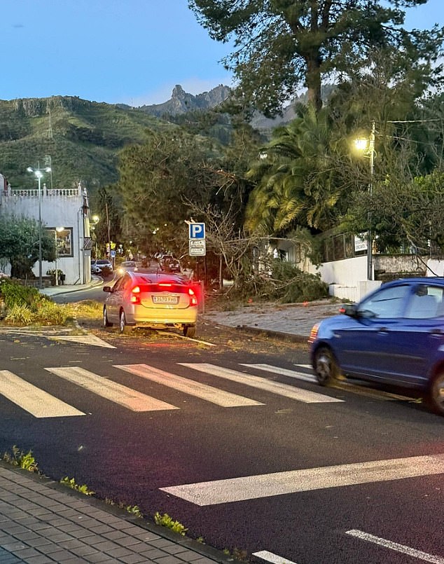 Forecasters said the storm was expected to hit its most intense phase yesterday, with up to 100mm of rain forecast in just 12 hours alongside strong winds and rough seas