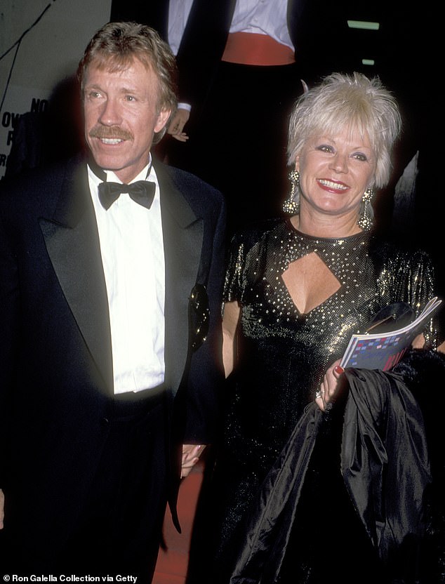Norris and his first wife Dianne Holecheck, whom he shared two sons with