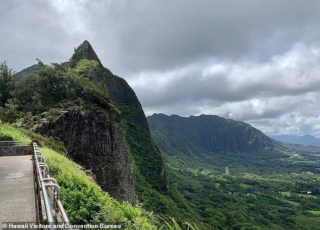 Prosecutors allege Konig tried to push his wife over a cliff and bash her over the head with a jagged rock on the Nuʻuanu Pali Lookout hiking trail