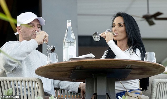 They'd been kept apart since Katie flew back from Dubai earlier this month , while there have been whispers that Lee is banned from leaving the UAE