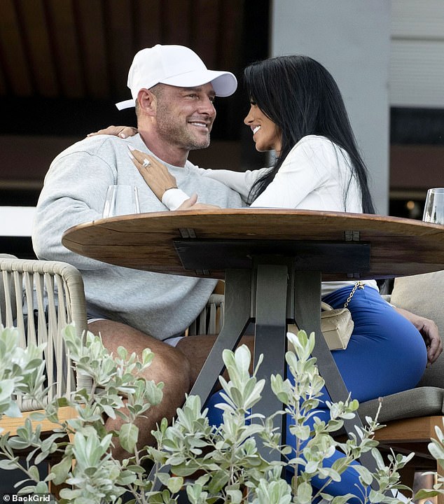 Despite her family's concerns Katie appered on cloud nine