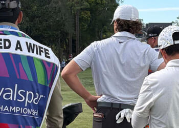 Golf star with nearly $3million in career earnings uses caddie in bizarre plan to find himself a wife