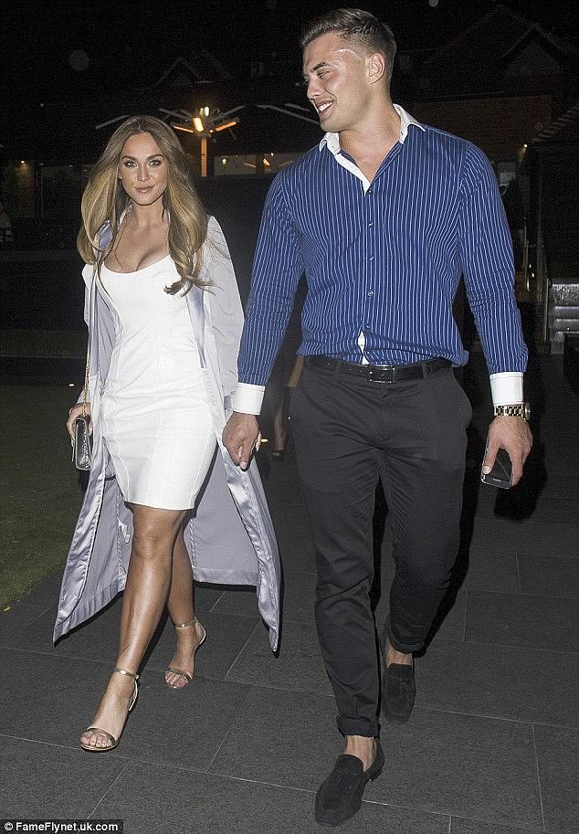 Jordan formerly dated MTV's Geordie Shore star Vicky Pattison