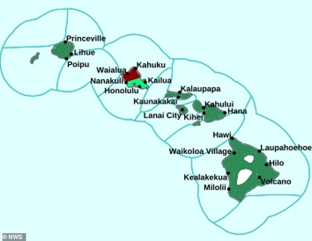 If the dam breaks, officials warned that it could lead to life-threatening floods Haleiwa and Waialua on the Island of Oahu's North Shore.