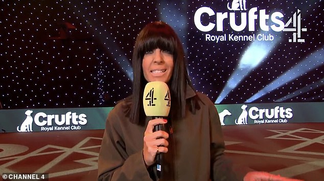 Claudia Winkleman was left raving that hosting Crufts had 'been the best day of her life' and even better than her WEDDING as she joined Clare Balding on Channel 4