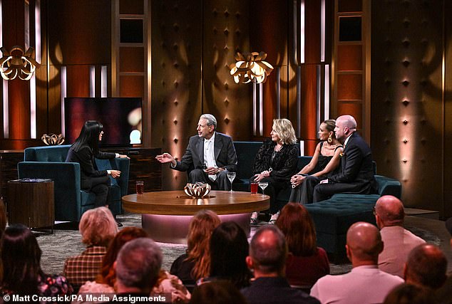 Claudia, 54, sat down with Jeff Goldblum, Absolutely Fabulous legend Jennifer Saunders , comedian Tom Allen and The Devil Wears Prada's Vanessa Williams in the first episode