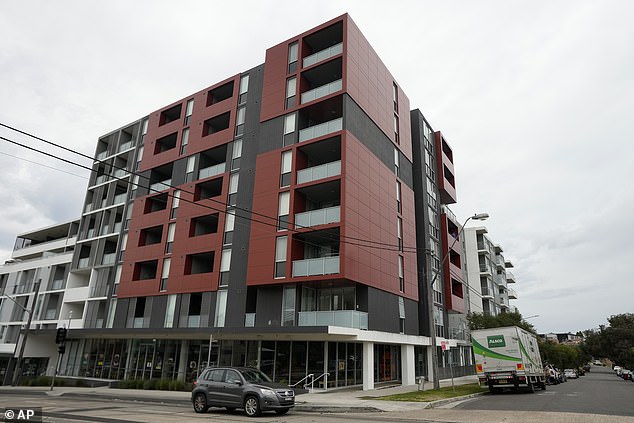 The first-floor unit the sisters occupied in this apartment block on Canterbury Road for $480 a week has been listed for rent since early February for $690