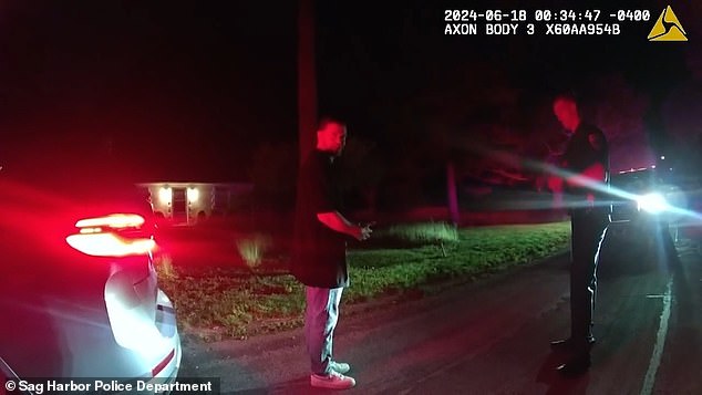 Timberlake asked for clarification on the walk-and-turn test and said, 'Sorry, I've never done this so, I'm just...'