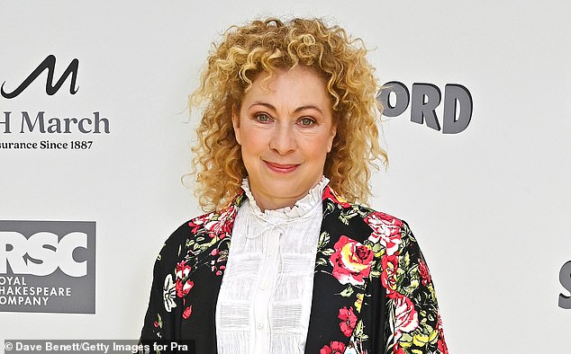 Alex Kingston says she prefers being back in the UK because she doesn't need to look perfect all the time
