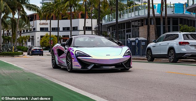 And souped-up super cars are just as common a sight on Ocean Drive as they are in Dubai
