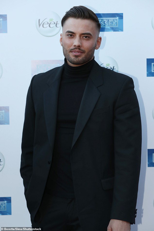 Former firefighter Wright first came to attention in 2017 when he appeared on the MTV reality show Ex on The Beach